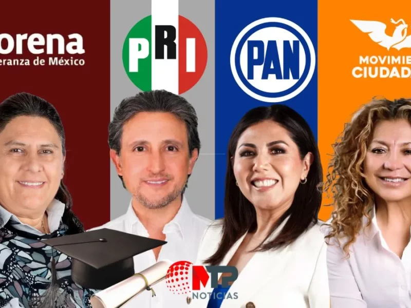 Nivel de estudios de candidatos a diputados federales por Puebla 