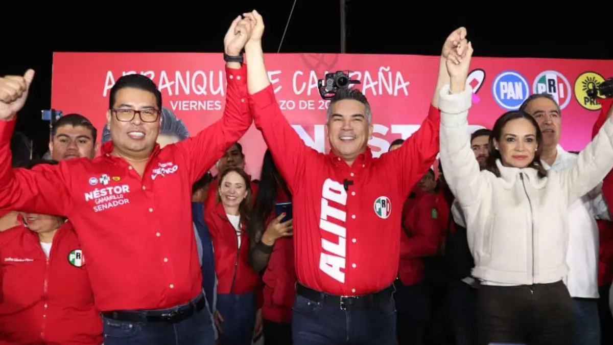‘Alito’ prefirió acompañar a Néstor en Puebla que a Xóchitl en arranque de campaña