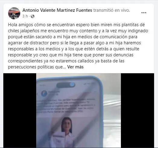 Guadalupe Martínez, hija de ‘El Toñín’ busca mantener cacicazgo en Quecholac con PSI