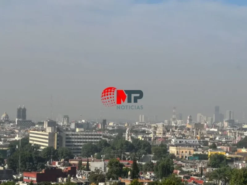 Popocatépetl e incendios forestales provocan mala calidad del aire en Puebla