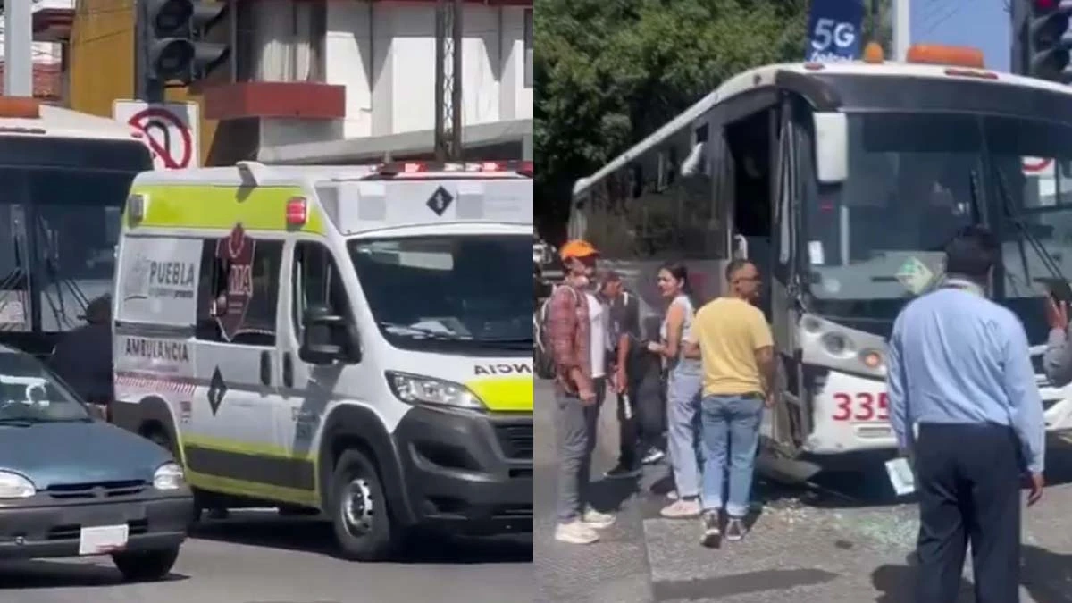 Diez lesionados deja choque entre ambulancia y unidad de RUTA