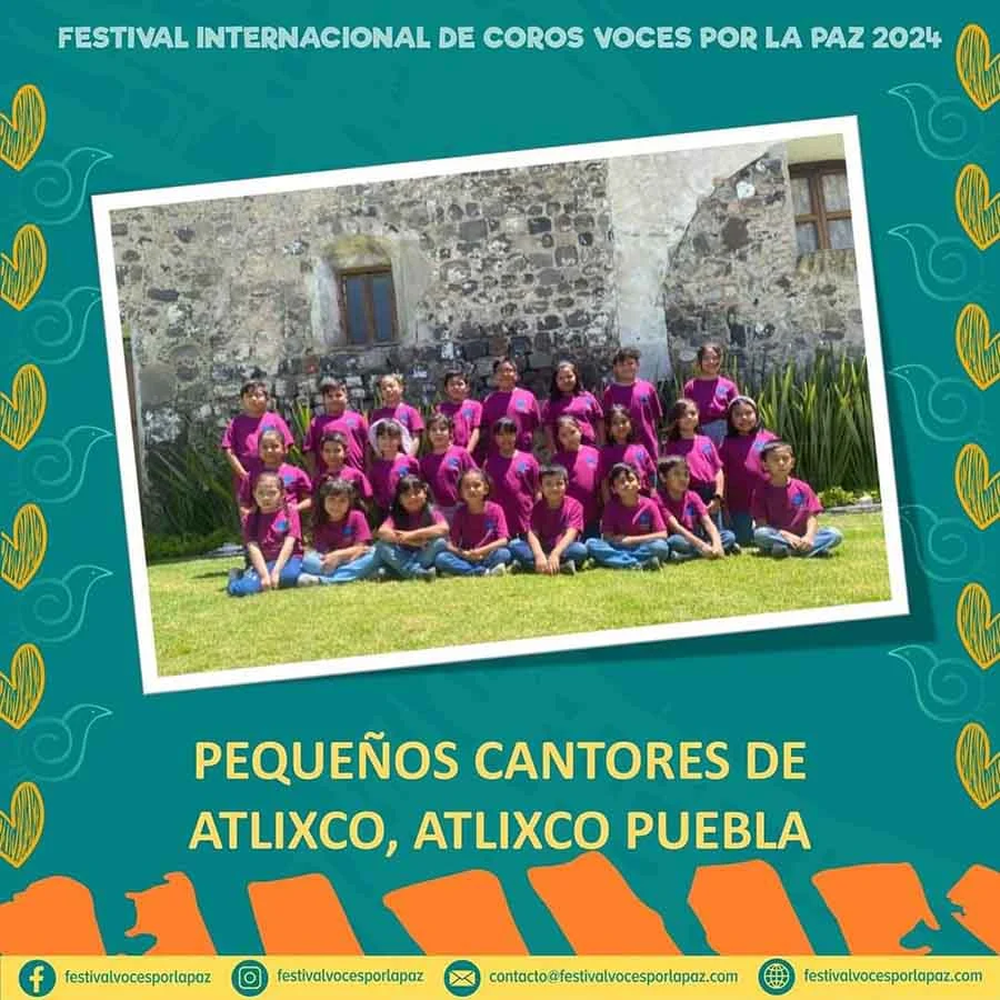 De Atlixco para México: pequeños y jóvenes cantores participarán en destacados festivales