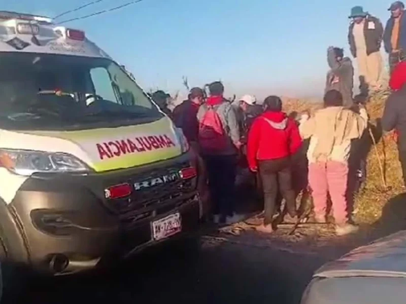 Siete peregrinos heridos, entre ellos un niño, tras ser atropellados en Tlachichuca