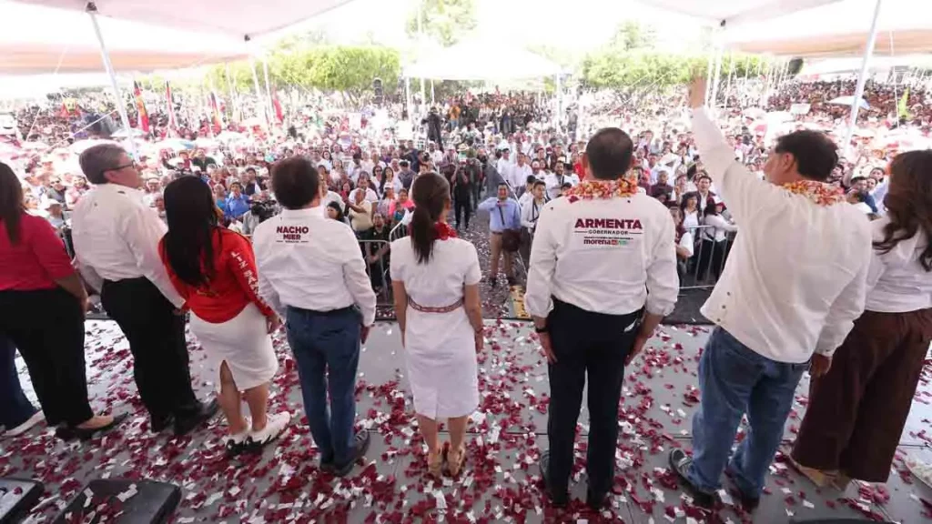 Tras respaldar a Armenta, Claudia Sheinbaum prevé ‘carro completo’ en Puebla