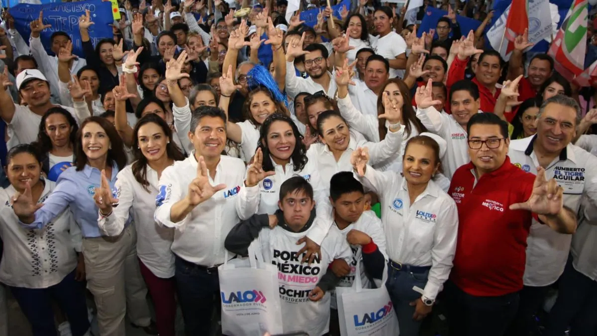 “Aquí nací”: Lupita Cuautle al arrancar campaña en San Andrés Cholula