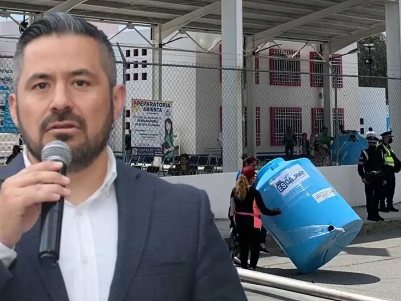 Adán Domínguez advierte que entrega de tinacos azules no se detendrá