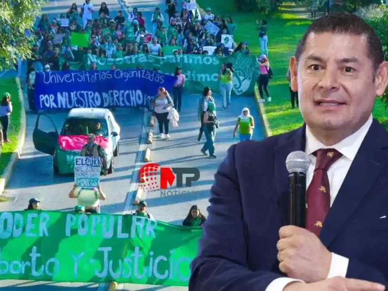Armenta a favor del aborto en Puebla: “las mujeres tienen derecho a decidir”