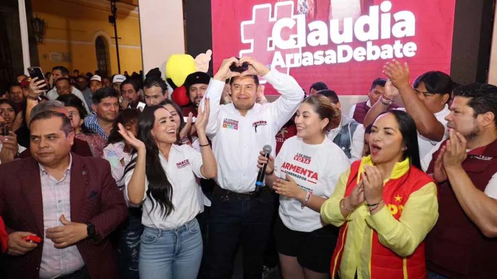 ¿Por quién votar?, las propuestas de Armenta, Rivera y Morales a un mes de campañas