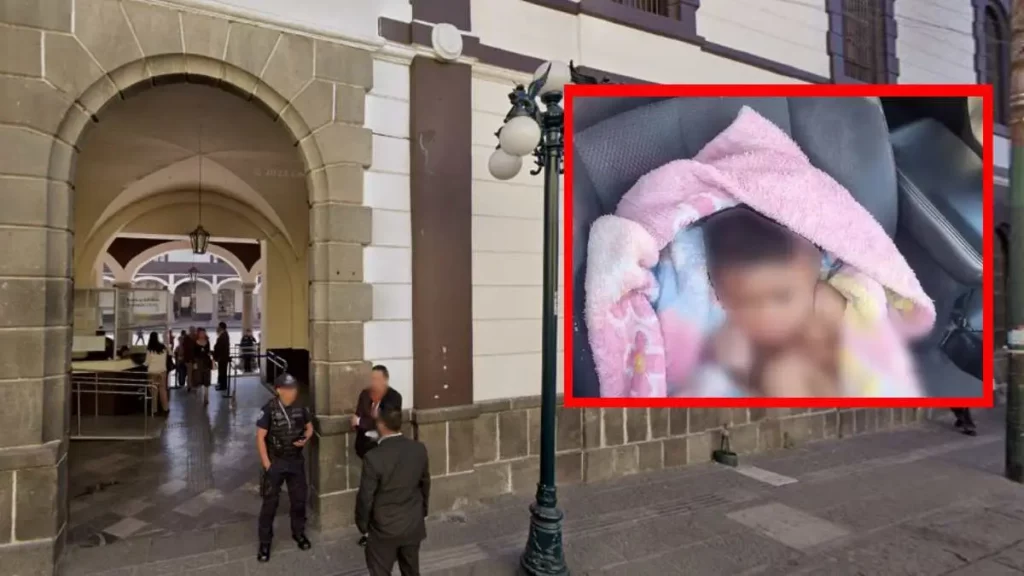 Bebé abandonado en maleta en La Loma vivirá en el DIF Puebla