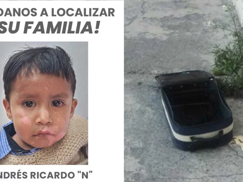 SE BUSCA a familiares de bebé Andrés Ricardo, abandonado en maleta en La Loma