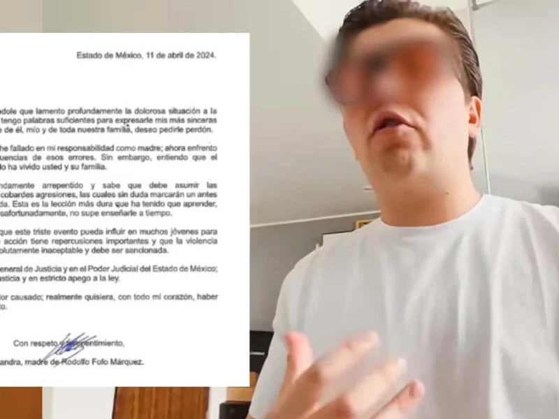 Carta de la mamá del ‘Fofo Márquez’: ¿víctima le otorgará el perdón?