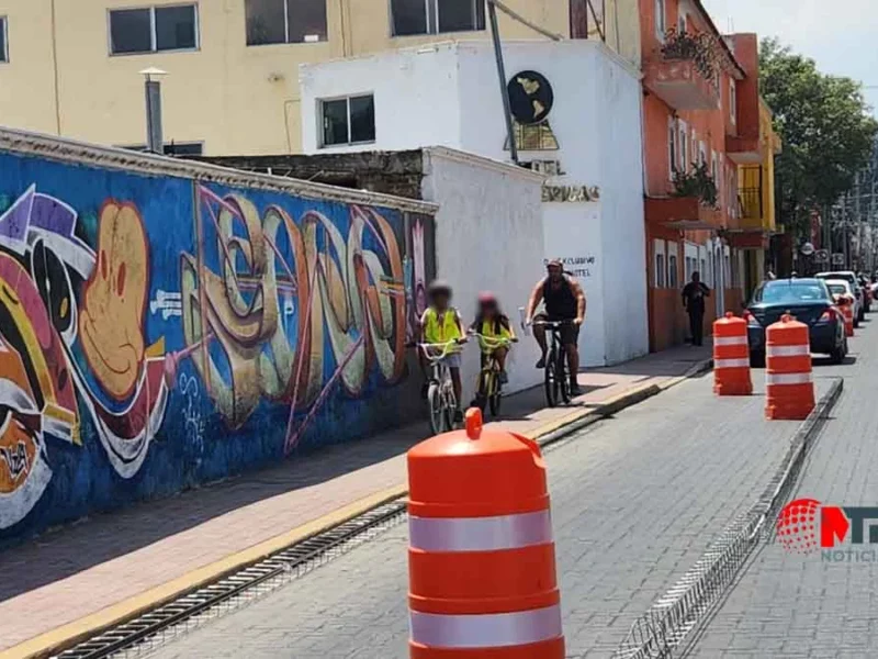 ¿Cambiarán de carril la ciclovía en zona de antros en San Andrés Cholula?