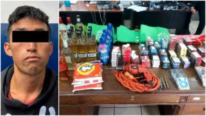 ¡Alcohol, cigarros y hasta un taladro! Roba más 100 artículos de Bodega Aurrera en Puebla