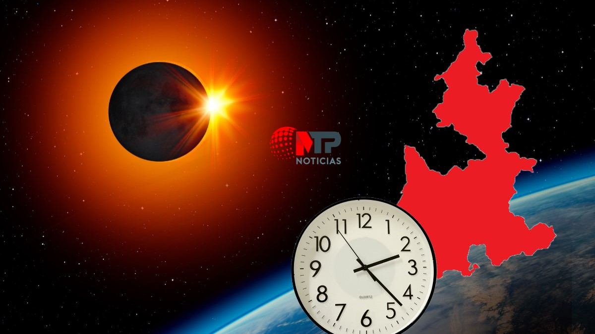 A esta hora podrás ver el eclipse solar desde Puebla