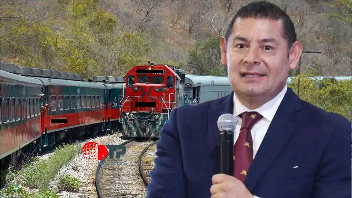 Tres líneas ferroviarias, la propuesta de Armenta en Puebla: estas rutas contempla