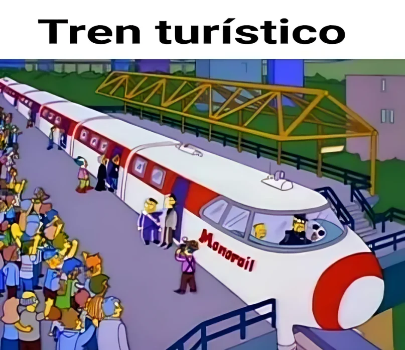 Los Simpson Puebla Tren