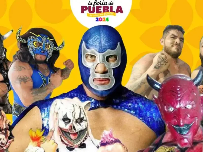 ¿Fan de la lucha libre? Habrá función especial GRATIS en la Feria de Puebla