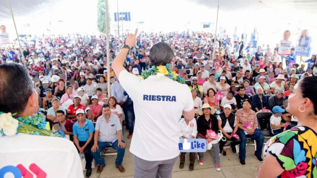 Comunidad Mazateca en Puebla capital respalda a Mario Riestra