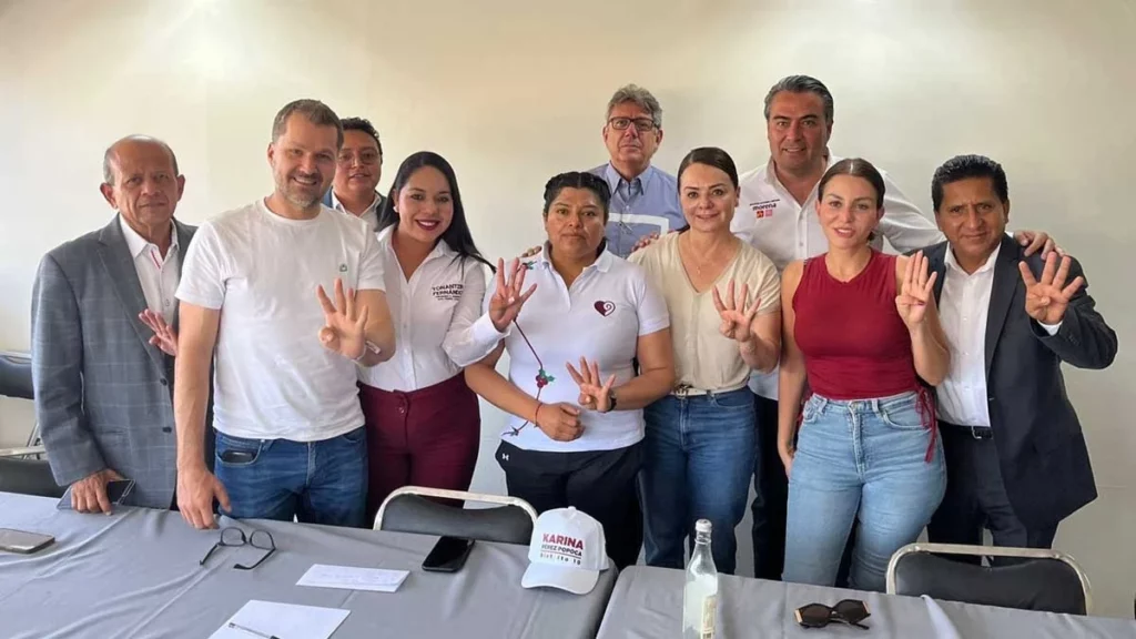 Obligan a Karina, Tonantzin, Nay y Galeazzi coordinarse en Cholula