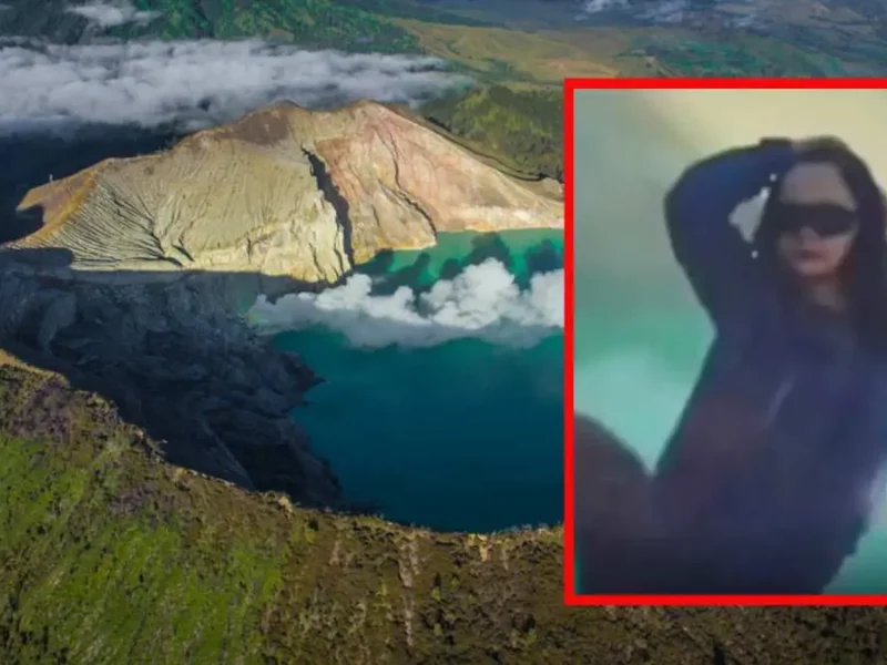 Mujer muere al caer a volcán tras tomarse una foto en Indonesia