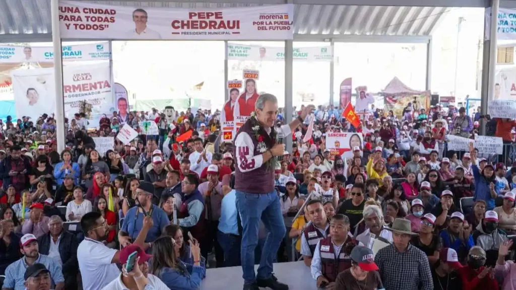 Asegura Pepe Chedraui que ha dado 360 mil pasos en un mes de campaña
