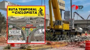 Estas son las rutas seguras para ciclistas en Periférico y Atlixcáyotl por obras