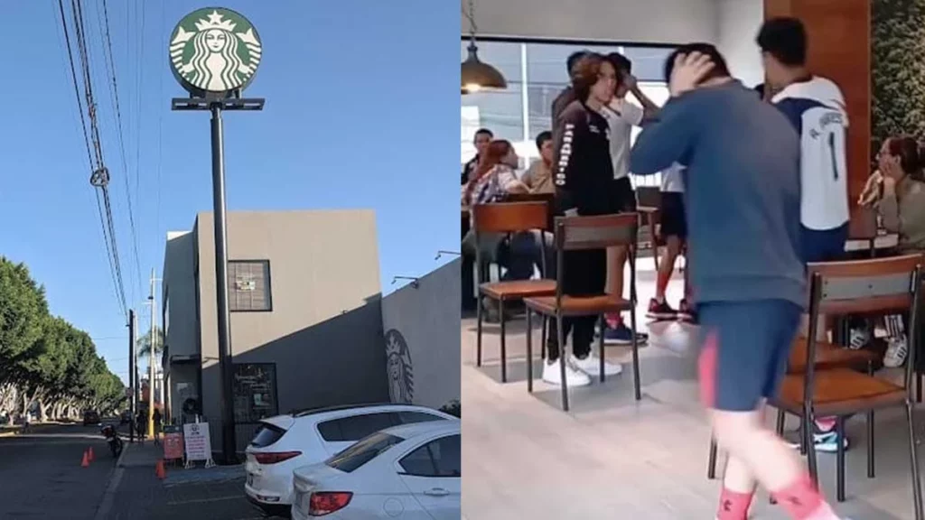 ¡Qué susto! Le estalla audífono en el oído mientras bebía café en Starbucks de la 31 Oriente