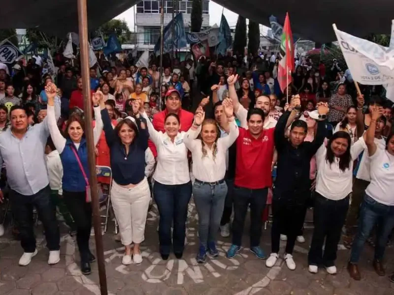 Cierre de campaña colonia Concepción Guadalupe