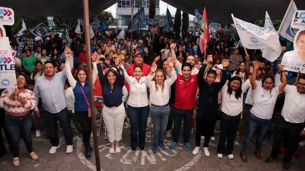 Cierre de campaña colonia Concepción Guadalupe