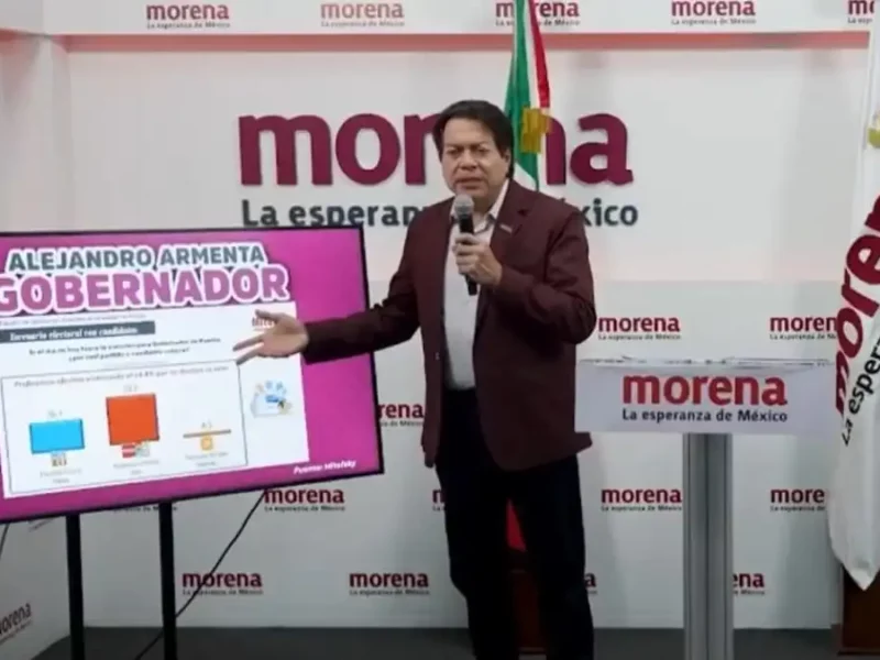 El PRIAN no tiene forma de ganarle a Armenta gubernatura de Puebla Mario Delgado