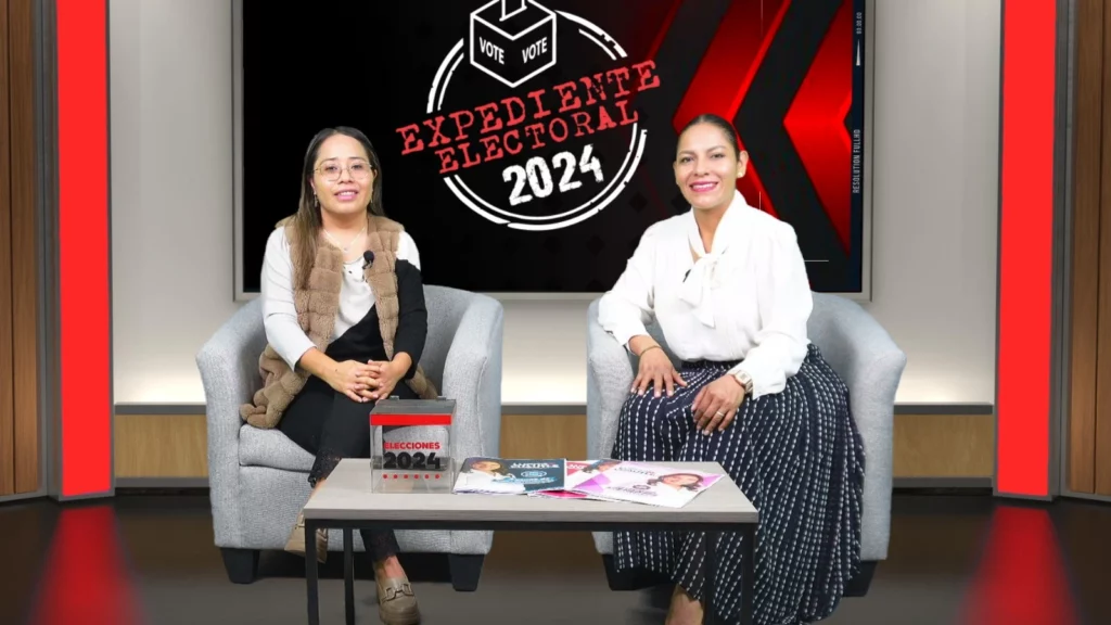 Elvia Cruz y Lupita Cuautle en Expediente Electoral de MTP Noticias 