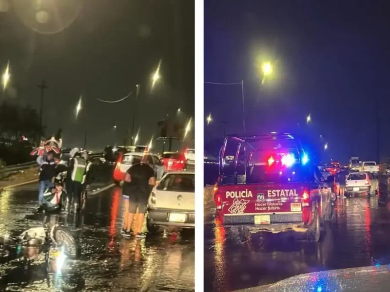 Llueve en Puebla hay carambolas y apagones