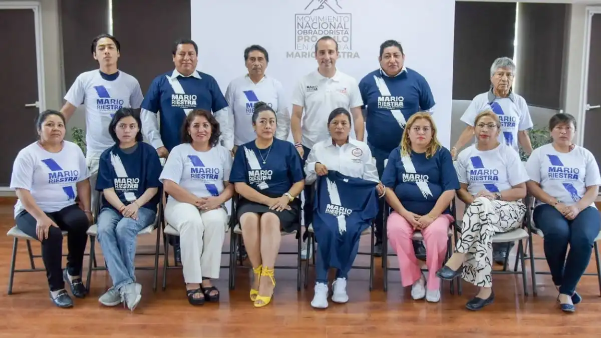 Movimiento Nacional Obradorista declina por Riestra en Puebla capital