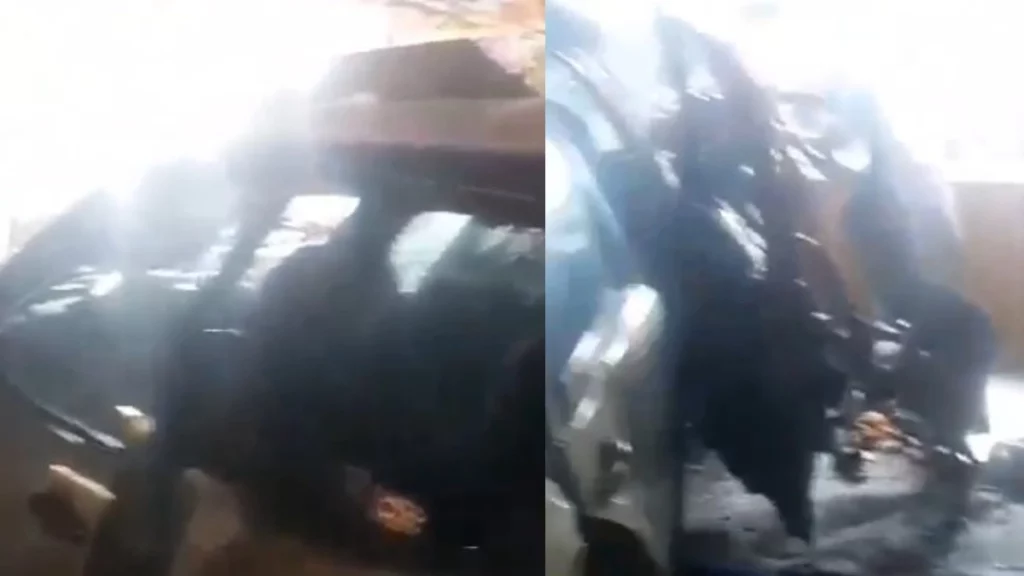 Automovilista choca con puesto de tacos en Cuautlancingo, deja 5 heridos