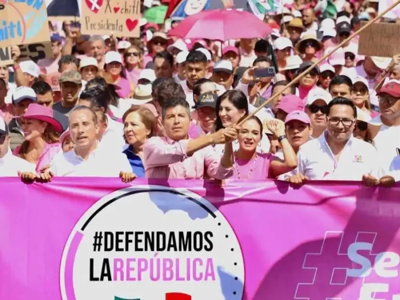 Candidatos del PRIANRD aprovechan marcha de marea rosa para pedir el voto