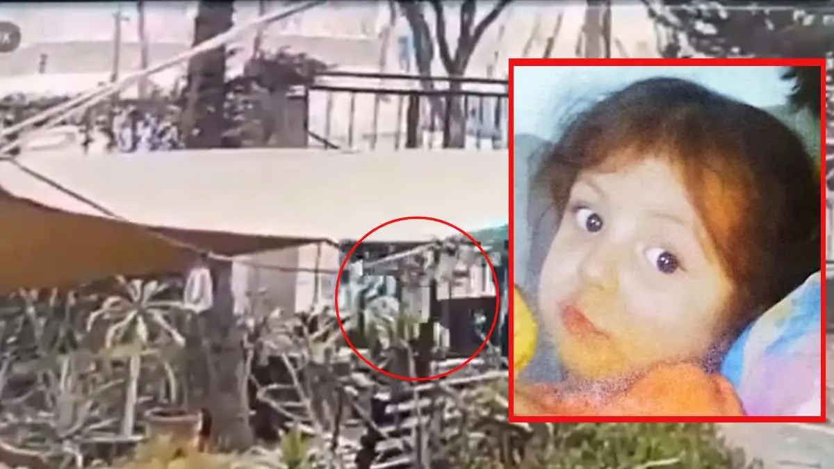 Captan en VIDEO momento que se roban a bebé Kelly frente su casa en Tlalpan, CDMX