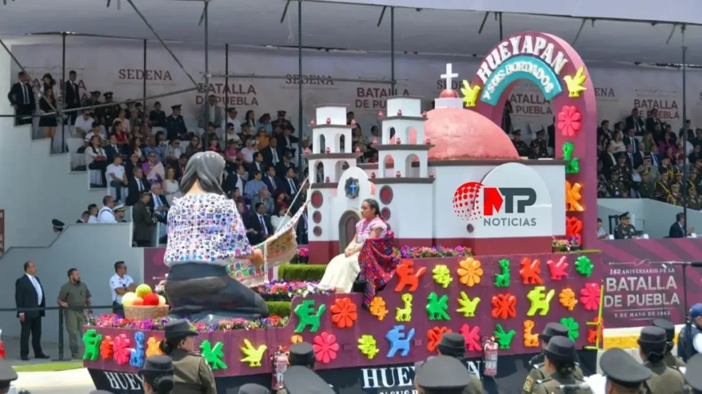 “Lo vamos a extrañar”, despide Sergio Salomón a AMLO en su último 5 de Mayo en Puebla