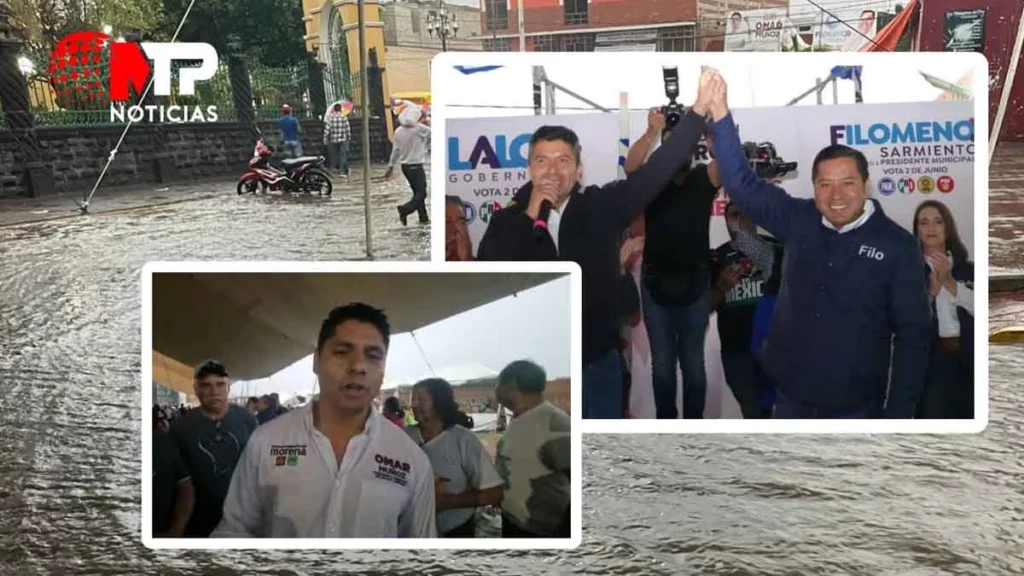 Tormenta echa a perder cierres en Cuautlancingo: Filomeno cierra con Rivera y Omar cancela