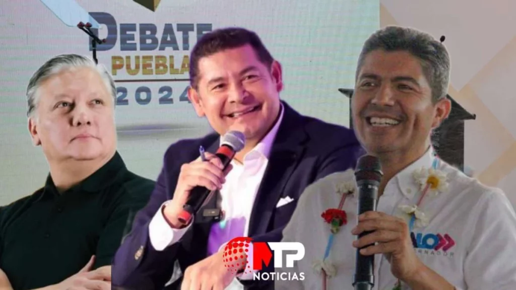 Debate Puebla 2024: estas son las propuestas de Armenta, Rivera y Morales en seguridad