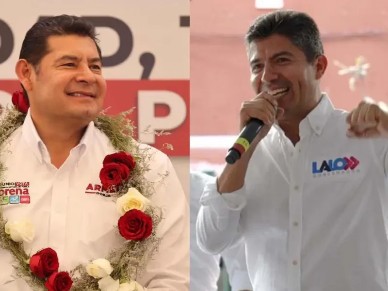 Eduardo Rivera manda a retar a Armenta para un debate en el Zócalo de Puebla