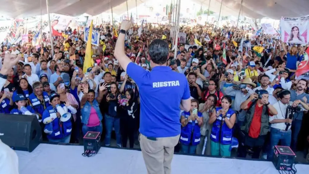Eduardo Rivera y Riestra encabezan cierre de campaña en sur de Puebla capital