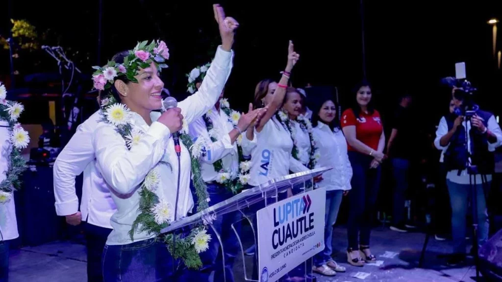 Estamos preparados para frenar fraude electoral en San Andrés Cholula”: Lupita Cuautle en cierre de campaña