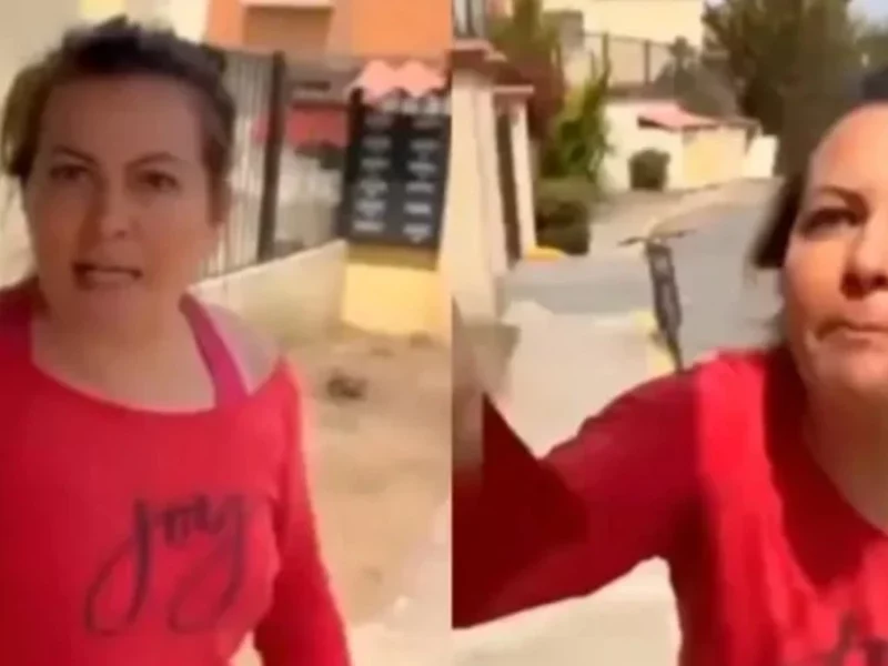 “Lárgate de aquí”: mujer golpea a repartidor de comida