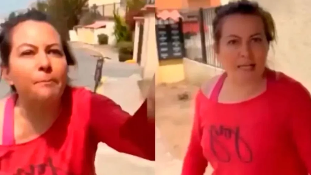 "Lárgate de aquí": mujer golpea a repartidor de comida
