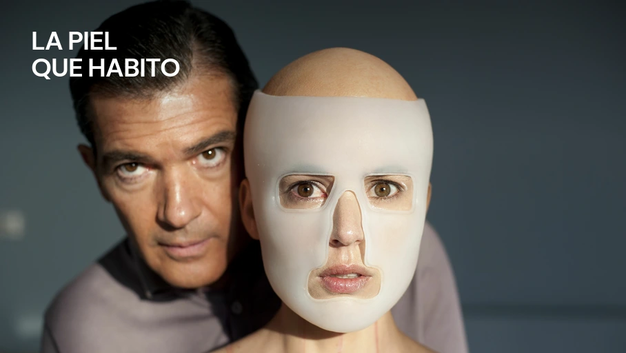 Póster de "La piel que habito", con Antonio Banderas.