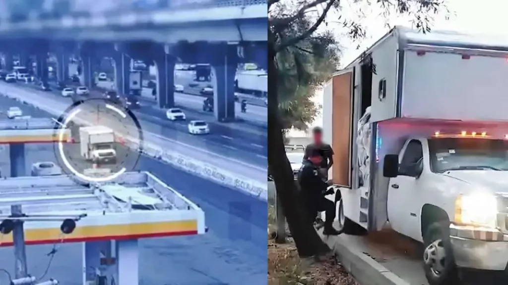 Rescatan a transportista privado de la libertad en un camioneta en Puebla