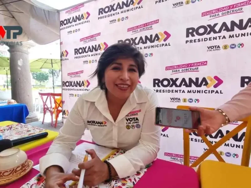 Roxana Luna asegura llevar ventaja de 9 puntos sobre Tonantzin en Cholula