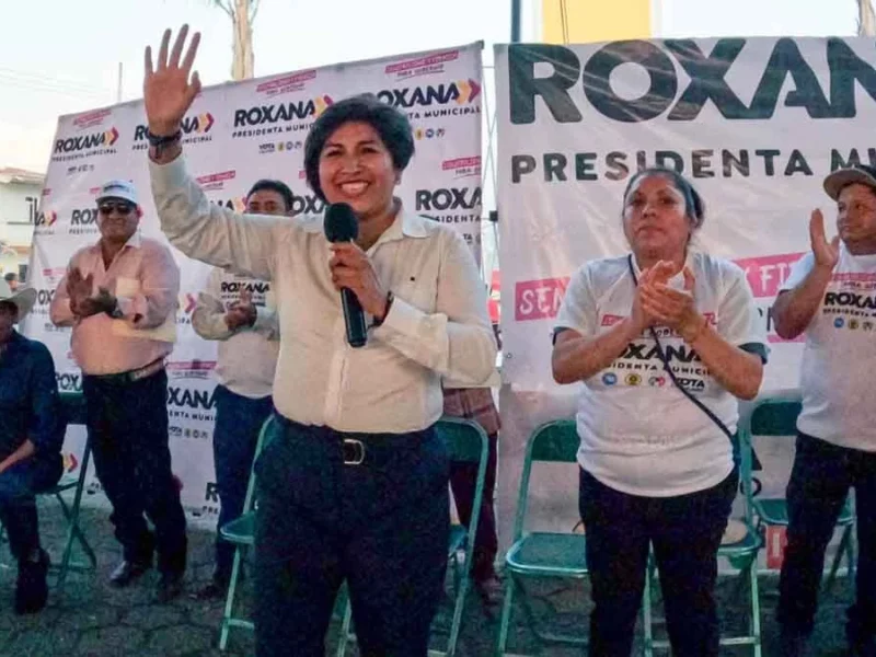 Pozo exclusivo para agricultores promete Roxana en San Pedro Cholula