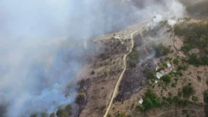 uspenden clases en siete escuelas de Zacatlán por incendios forestales