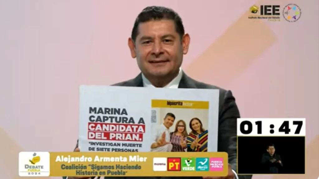 ¡Armenta y Rivera se dan para llevar en debate! Sacan fotos con Marín y Tania